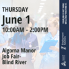 Algoma Manor Job Fair - Blind River